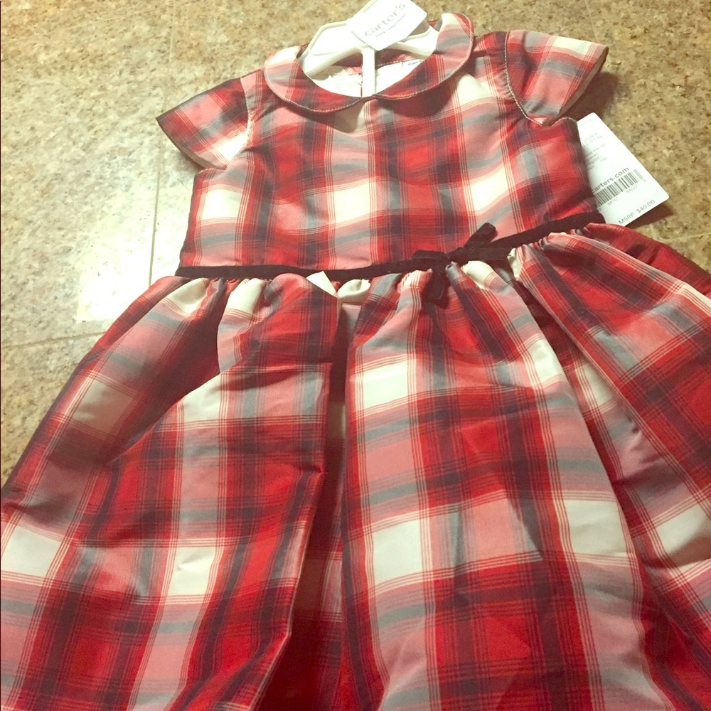 Carter’s plaid toddler dress
